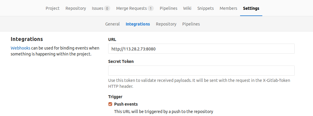 GitLabWebHook