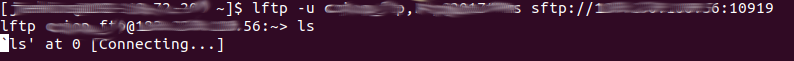 lftp sftp